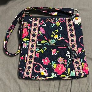 Vera Bradley Ribbons Collection cross body bag.  Gently used.  Like new.